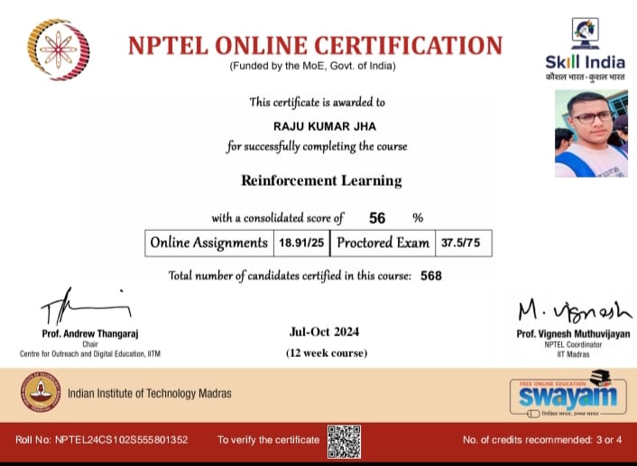 Reinforcement Learning